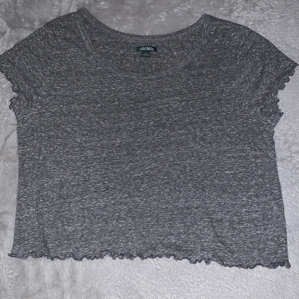 Lettuce Hem Crop Top
